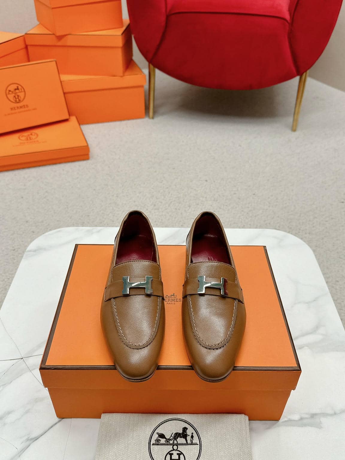 Hermes Loafer Ｈ-4